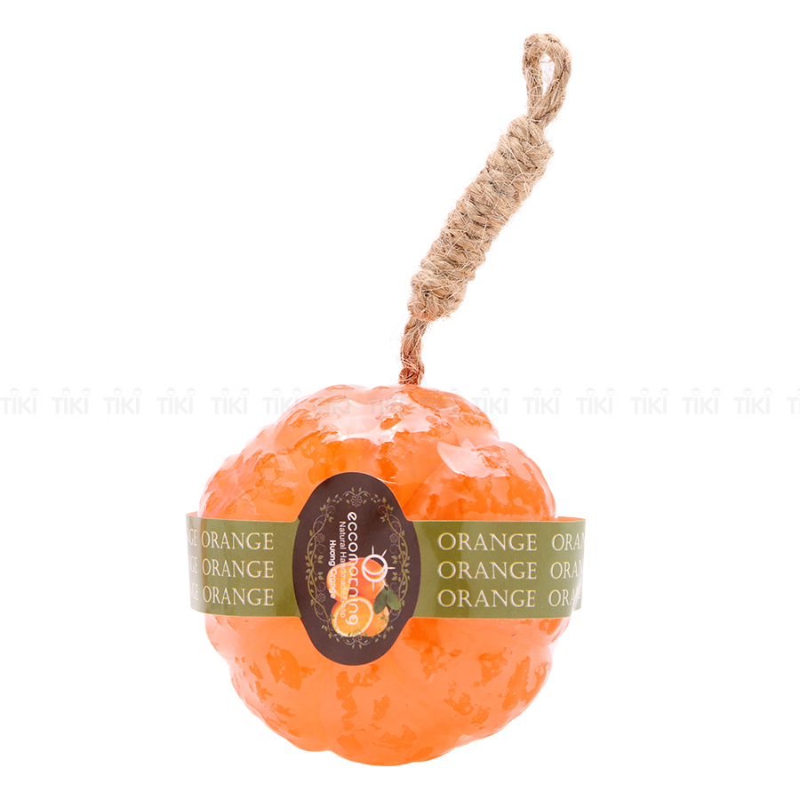 Xà Bông Thiên Nhiên Handmade ECCOMORNING Hình Trái Cây Hương Cam (81g)