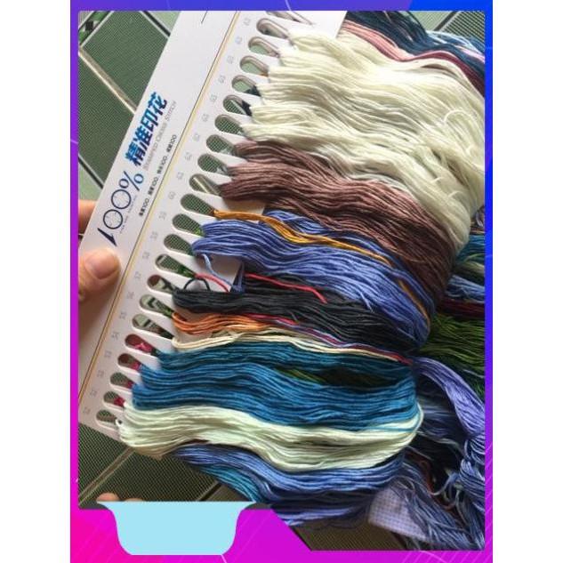 Tranh thêu sơn thuỷ hữu tình 1m5