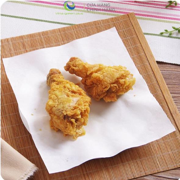 Giấy Thấm Dầu Vinagreen Trắng - Dày 25x25cm 100 Tờ