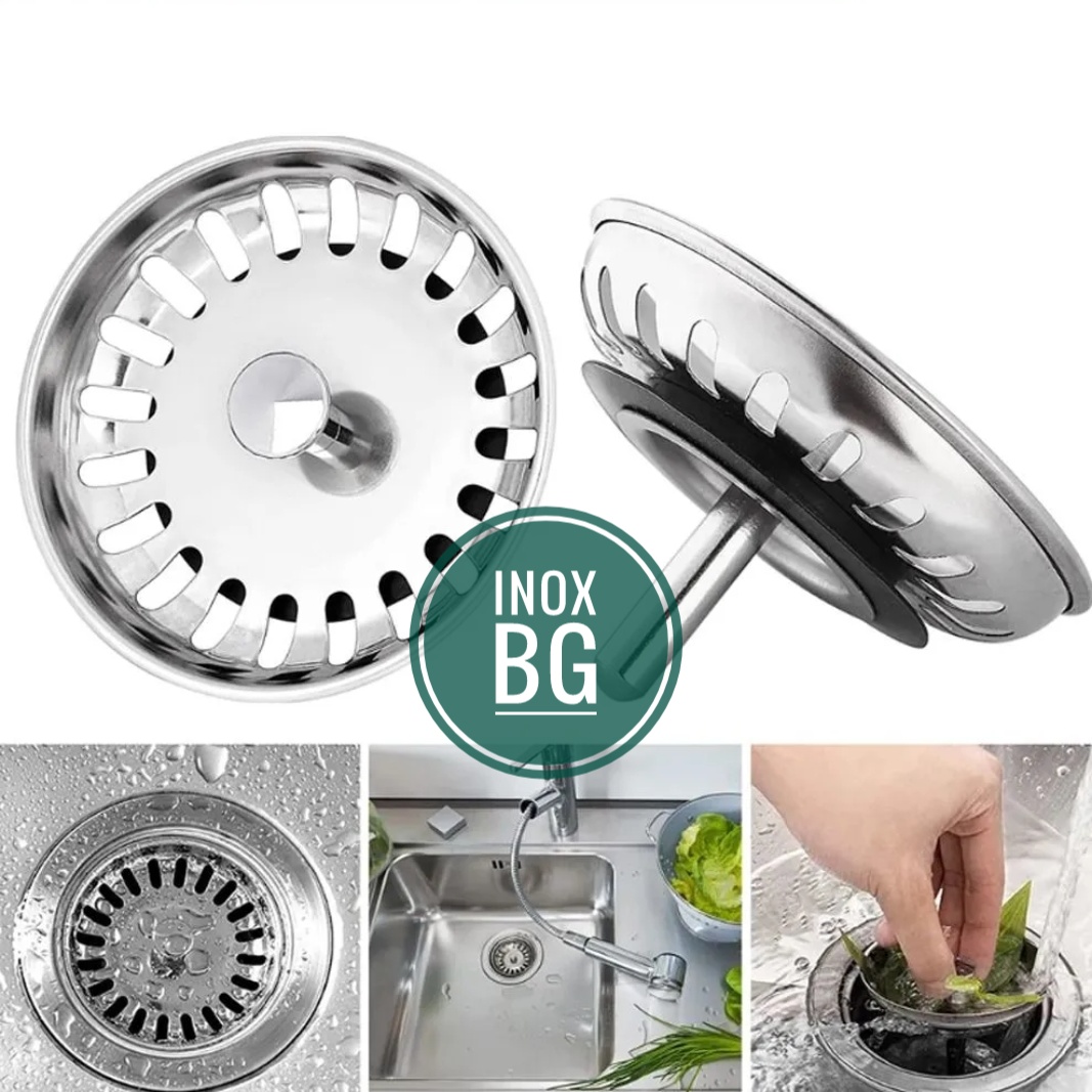 [INOX 304] NẮP CHẶN RÁC BỒN RỬA CHÉN ĐƯỜNG KÍNH 78MM