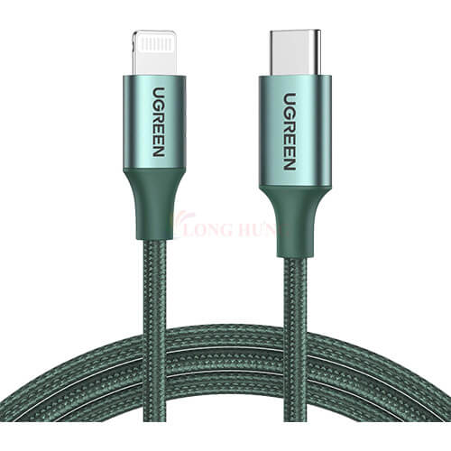 Cáp dành cho iP Ugreen M/M Cable Aluminum Shell Braided US304 - Hàng chính hãng