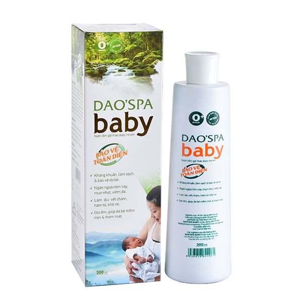 Nước Tắm Gội Thảo Dược Cho Bé Dao’spa Baby 300ml