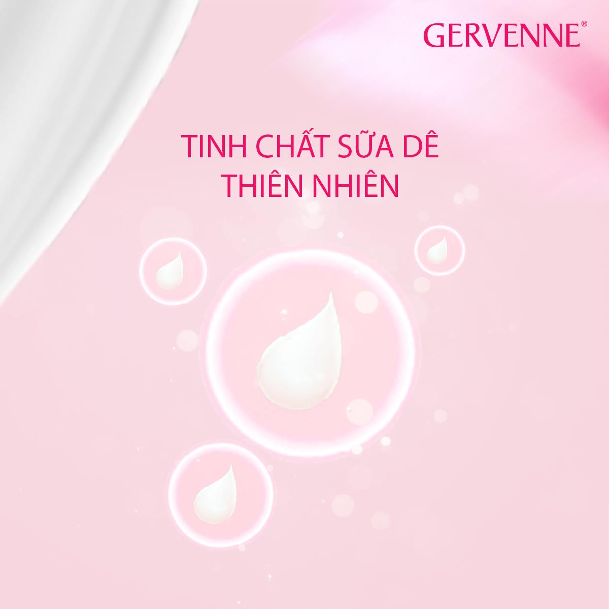 Gervenne Sữa tắm Trắng da Hương nước hoa Purple Lily 1200g