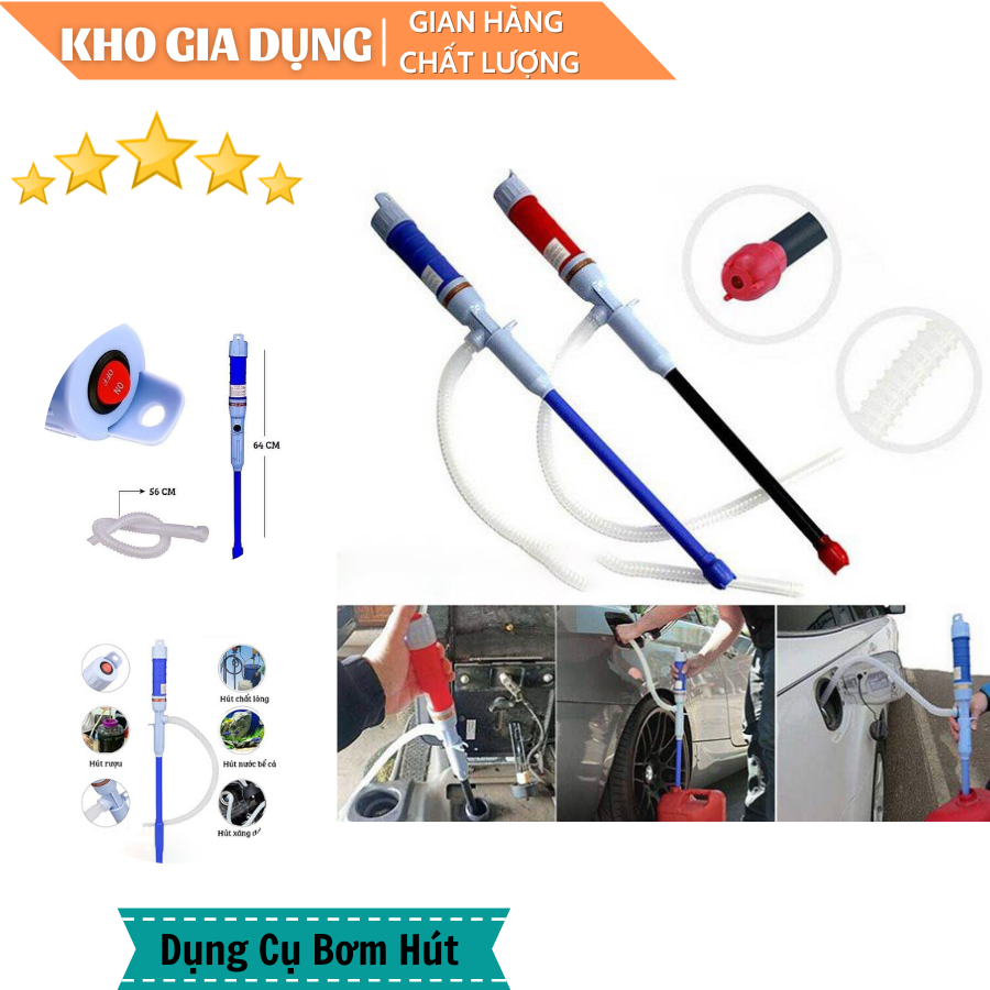 Bơm hút nước rượu và các loại chất lỏng tự động - Dụng cụ bơm hút tự động chất lỏng xăng dầu rượu