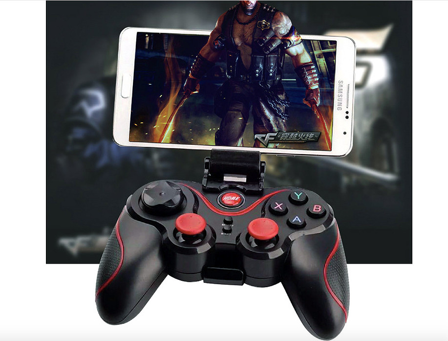 Tay cầm chơi game Bluetooth Terios X3 + Giá đỡ Điện Thoại (Thế Hệ Mới Nhất)