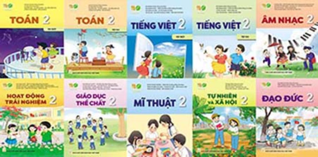 Bộ sách giáo khoa Lớp 2- Kết Nối Tri Thức Với Cuộc Sống (10 quyển- Kèm bìa nilong bao sách)