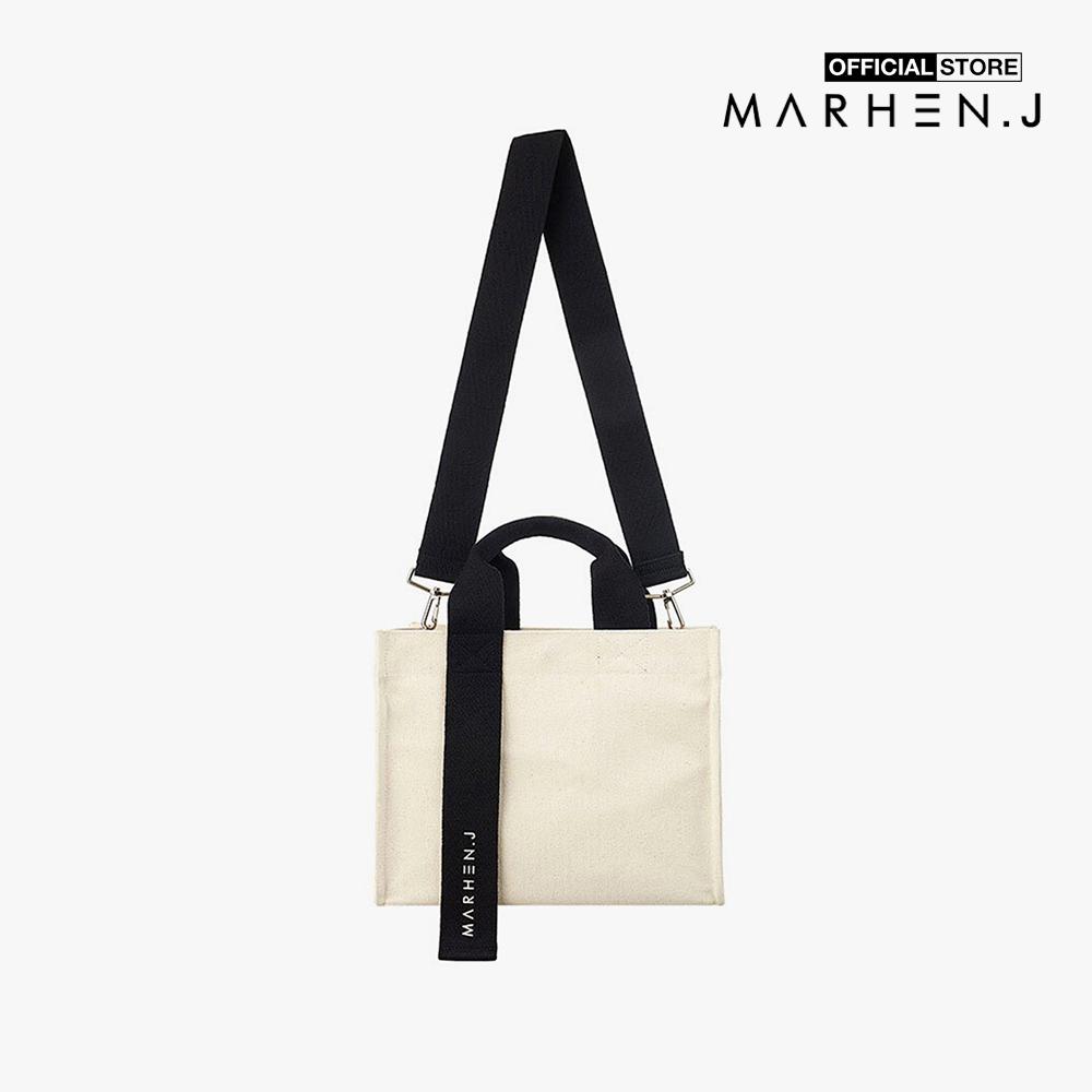 Marhen.J - Túi đeo vai chữ nhật vải bố Rico MJ18BRCO25-CV