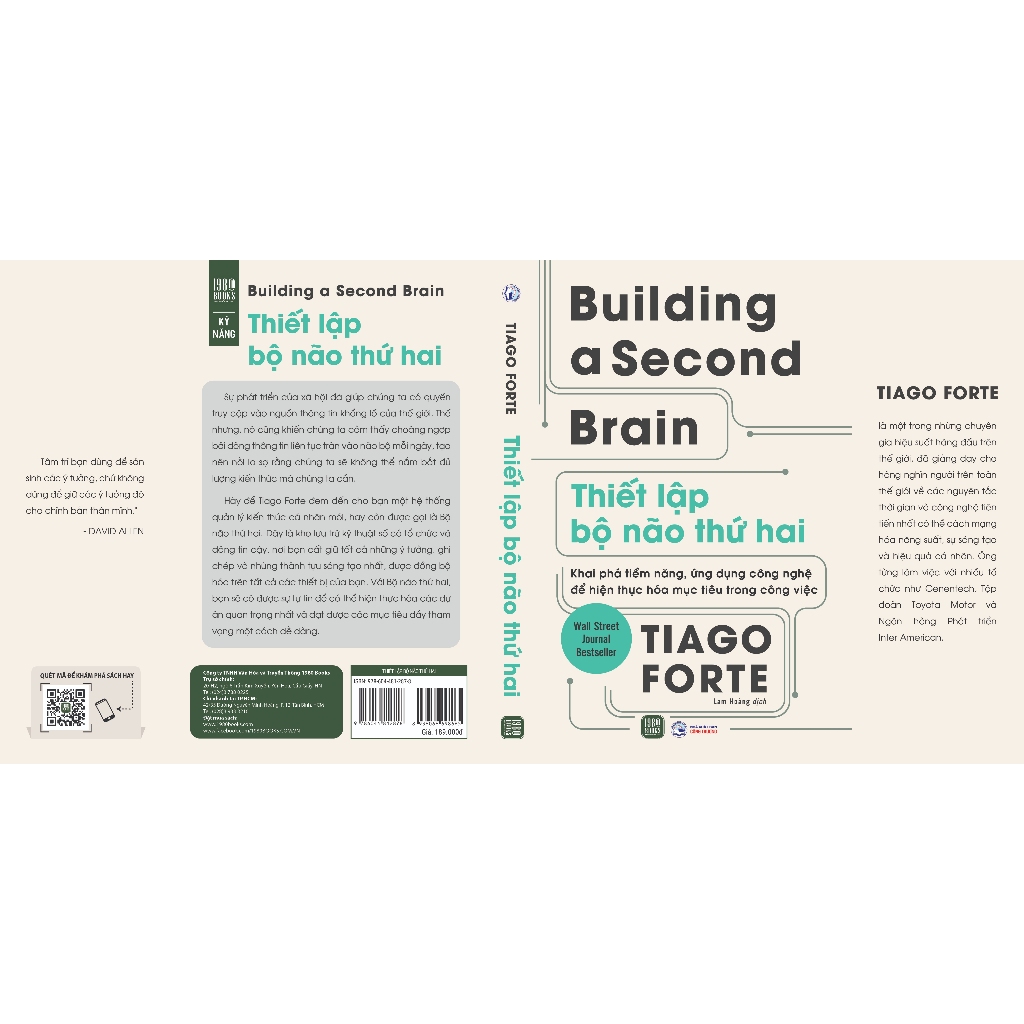 Sách Kinh Tế Thay Đổi Tư Duy:  Buiding a Second Brain – Thiết Lập Bộ Não Thứ Hai