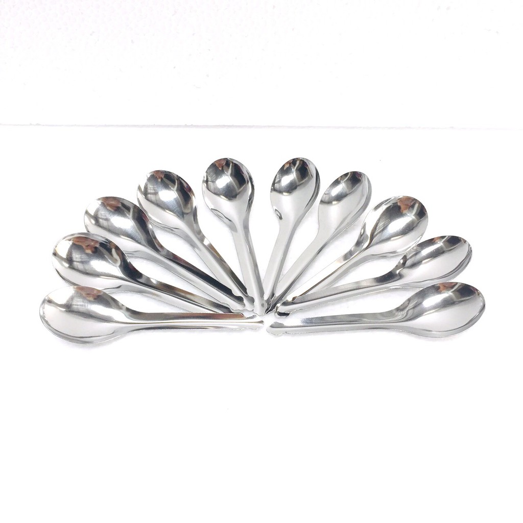 Combo 10 muỗng inox cao cấp