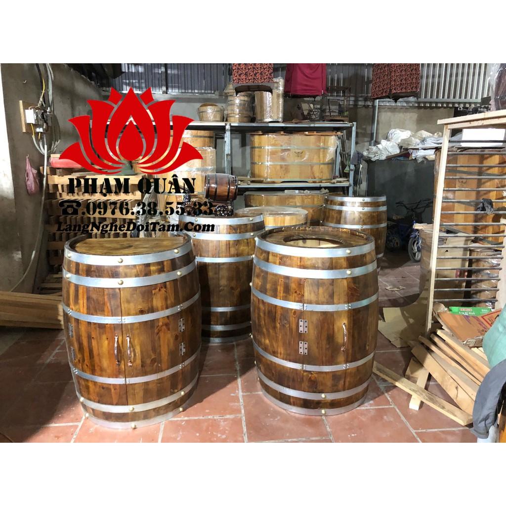 TỦ R.U.O.U THÙNG GỖ SỒI TRANG TRÍ