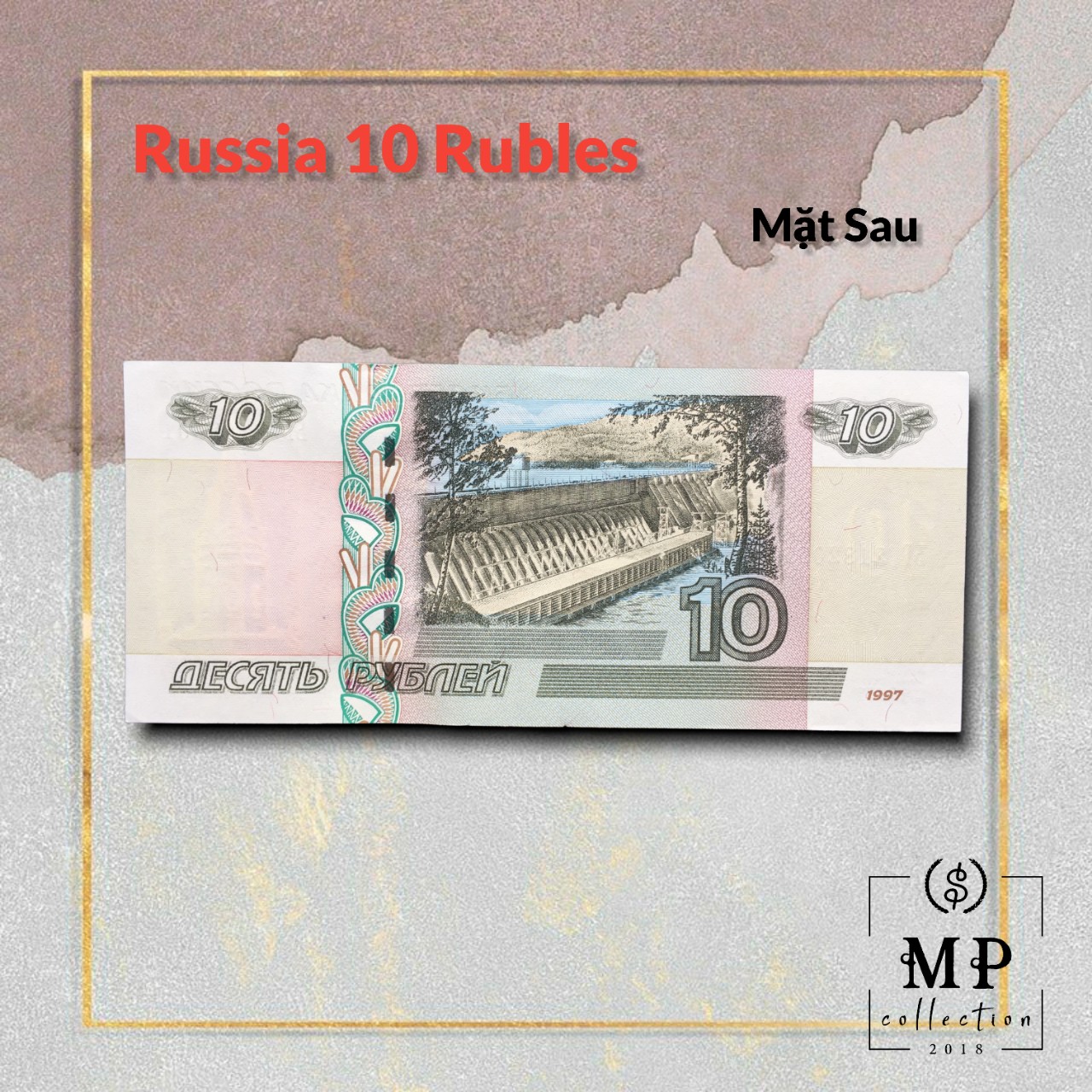Tiền Liên bang Nga 10 rubles sưu tầm - Tiền mới keng 100% - Tặng túi nilon bảo quản.