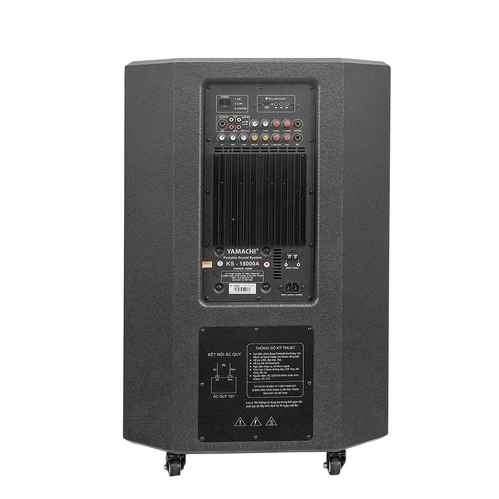 Loa karaoke công suất lớn KS-18000A bass 5 tấc, 850W. Loa YAMACHI 3 đường tiếng cực hay-Hàng chính hãng ( Sản xuất tại Việt Nam )- BH 12 THÁNG - HÀNG CHÍNH HÃNG