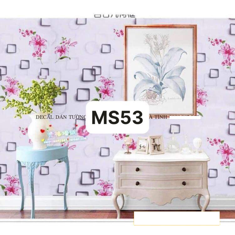 Hàng Cao Cấp - 10M Decal Dán Tường Ô Vuông Nhiều Màu Sẵn Keo Khổ Rộng 45cm Dài 10 Mét