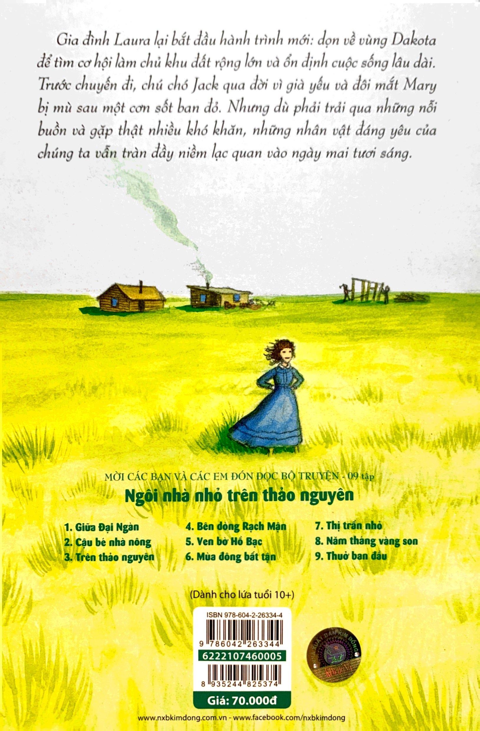 Sách Ngôi Nhà Nhỏ Trên Thảo Nguyên Tập 5: Ven Bờ Hồ Bạc (Tái Bản 2019)