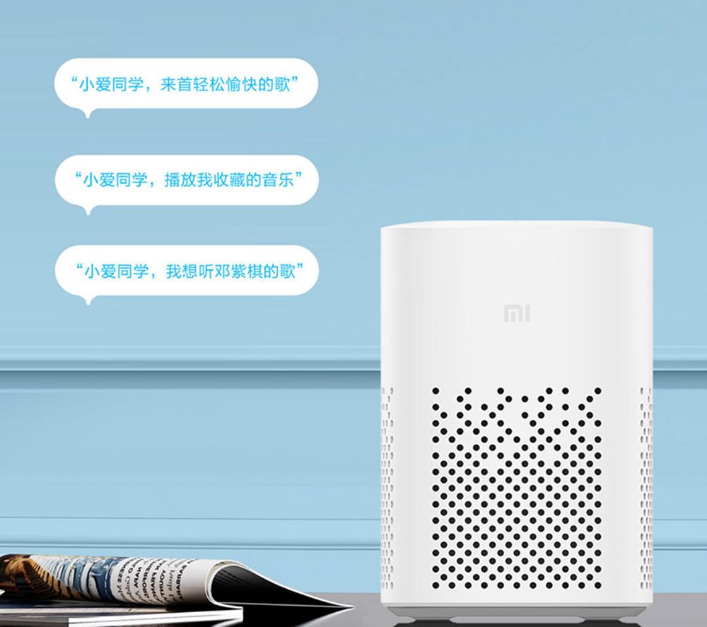 Loa Xiaomi Xiaoai Phát trắng Nhà thông minh tương thích Bluetooth Điều khiển bằng giọng nói Wi-Fi 4.2 Hỗ trợ Phát lại nhạc A2dp Nhà thông minh Color: Original US Set Type: Speaker