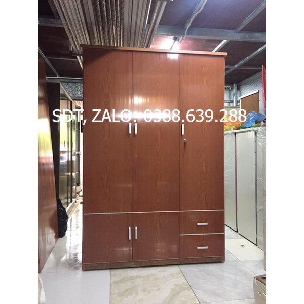 Tủ nhựa đài loan vân gỗ đỏ