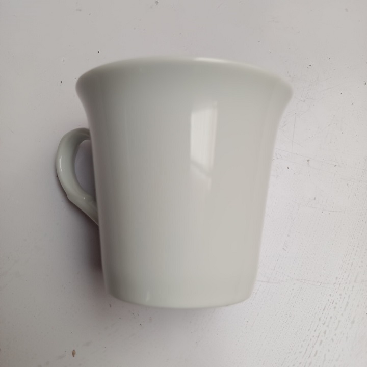 Cốc Sứ Miệng Loe Trắng Hàng Cao Cấp Dung Tích 250 ml