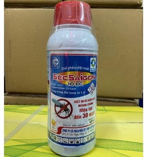 Phun xịt diệt muỗi Sec Saigon ( Chai 450 ml) dùng cho gia đình và y tế
