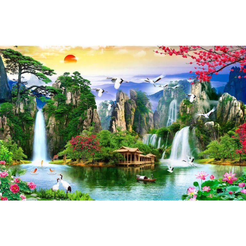 Tranh Dán Tường 3D Cao Cấp TGTV_FT3538