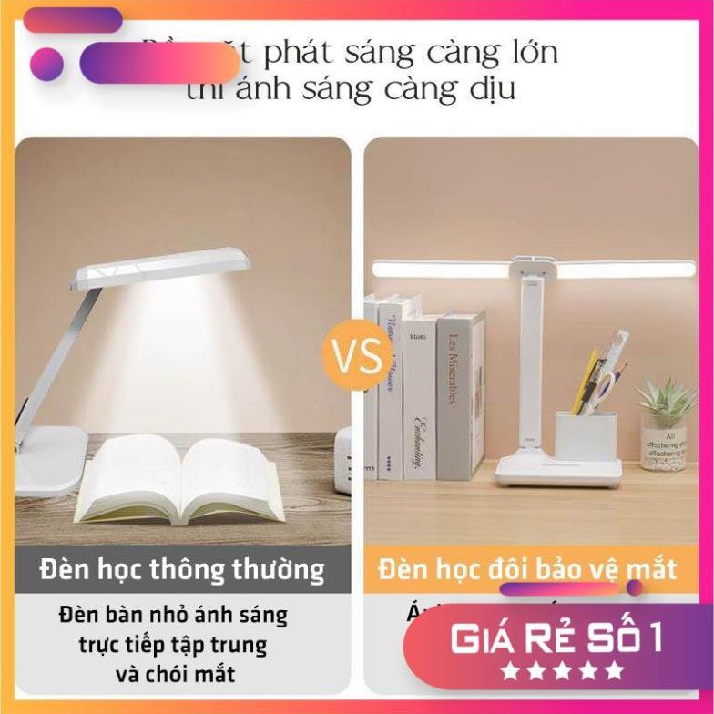 Đèn Học Để Bàn, Led Tích Điện Chống Cận Thị, Đọc Sách, Làm Việc