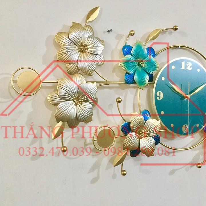 Đồng Hồ Treo Tường Trang Trí Hoa Cỏ Mùa Xuân TP-062