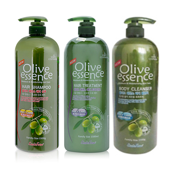 Combo Dầu Gội, Dầu Xả và Sữa tắm Organia Seed & Farm Olive Essence Hair