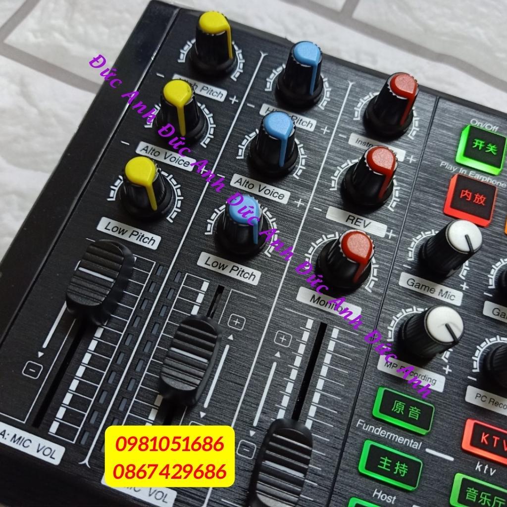 Sound card S8 2020 có 2 cổng mic và tích hợp cổng nhạc cụ hát karaoke livestream thu âm thế hệ mới, cho âm thanh cực hay