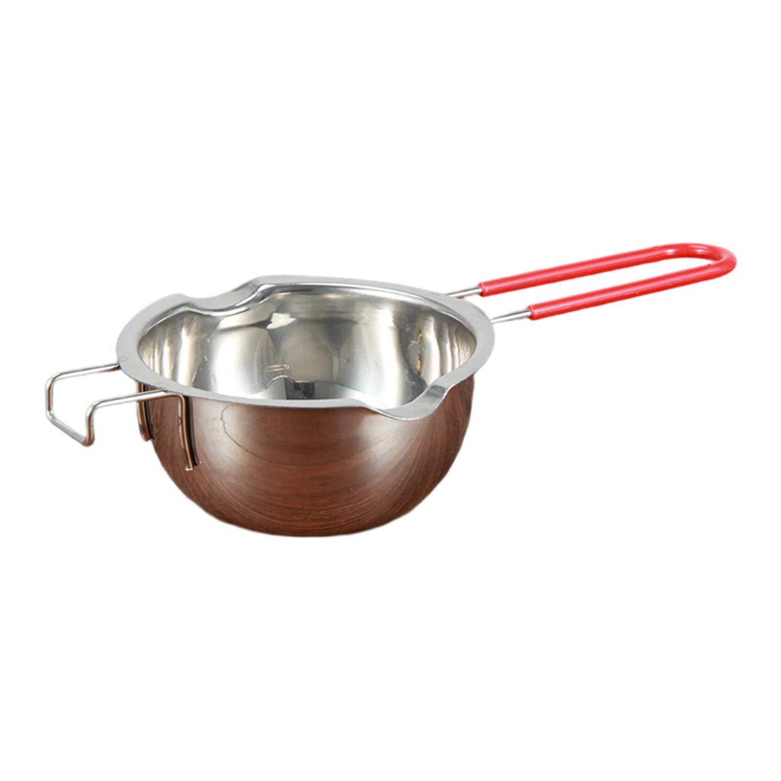 Melting Boiling Pot Double Spout Butter Melting Pot for Outdoor Home Cooking