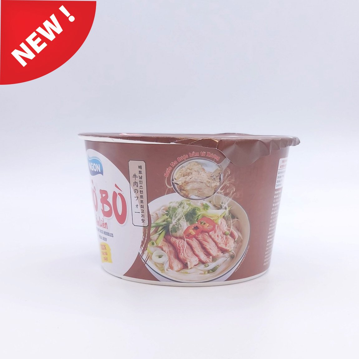 Lốc 6 tô Phở bò ăn liền NGON 150g có thịt bắp