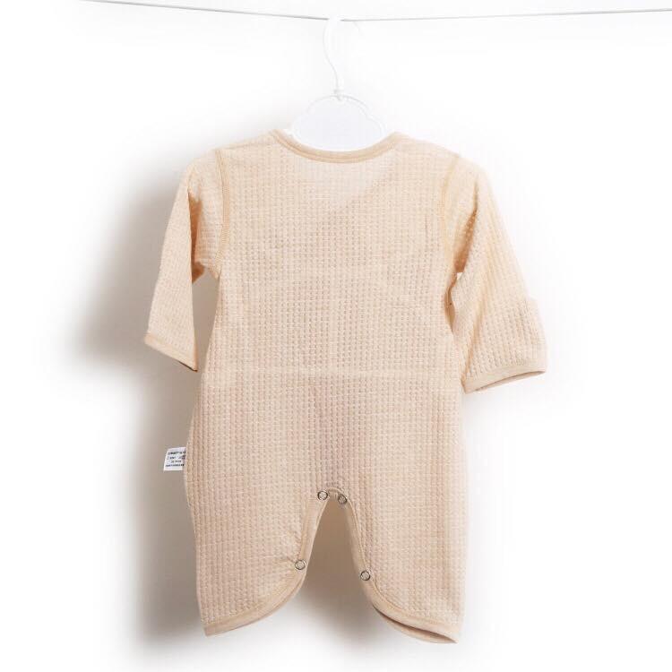 Body sơ sinh cột dây cotton tre + organic cotton