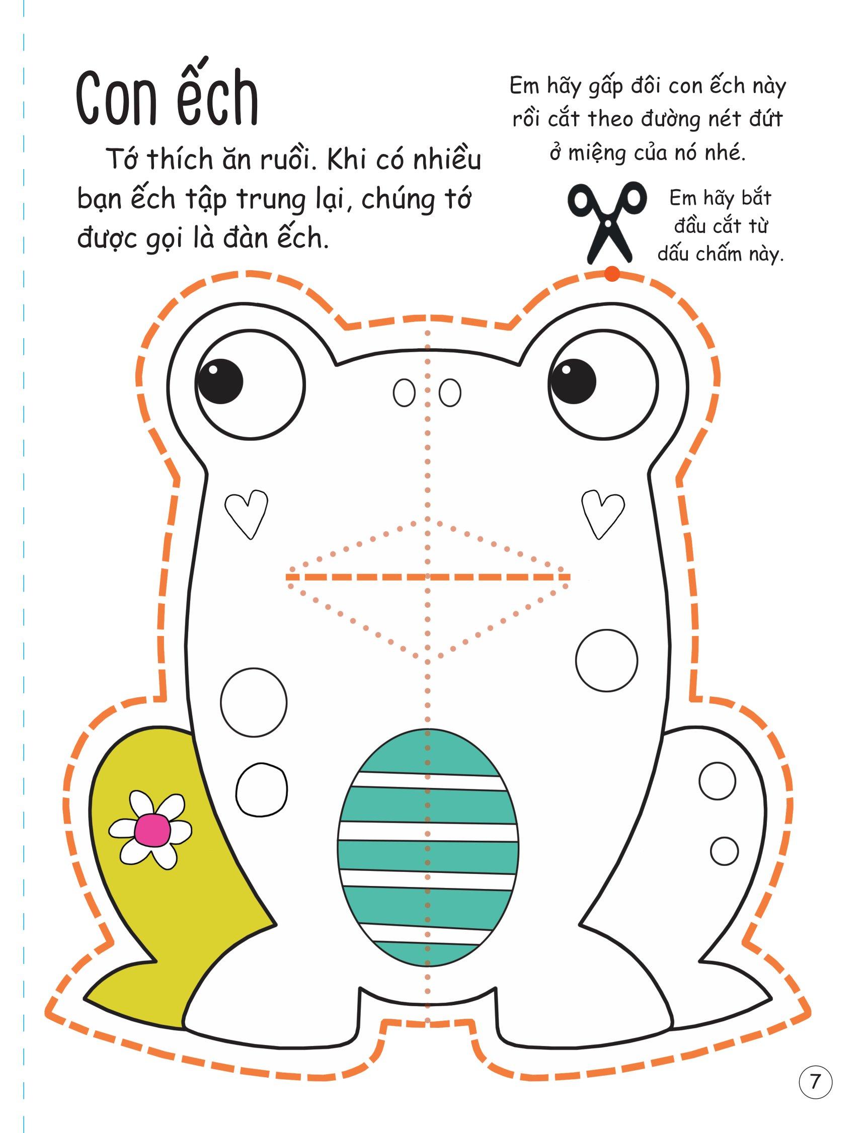 Cắt, Gấp, Tô Màu - Thế Giới Động Vật