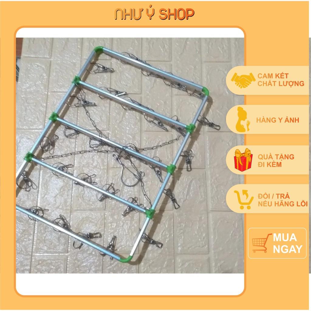 Móc dù vuông, tròn Inox phơi đồ đa năng