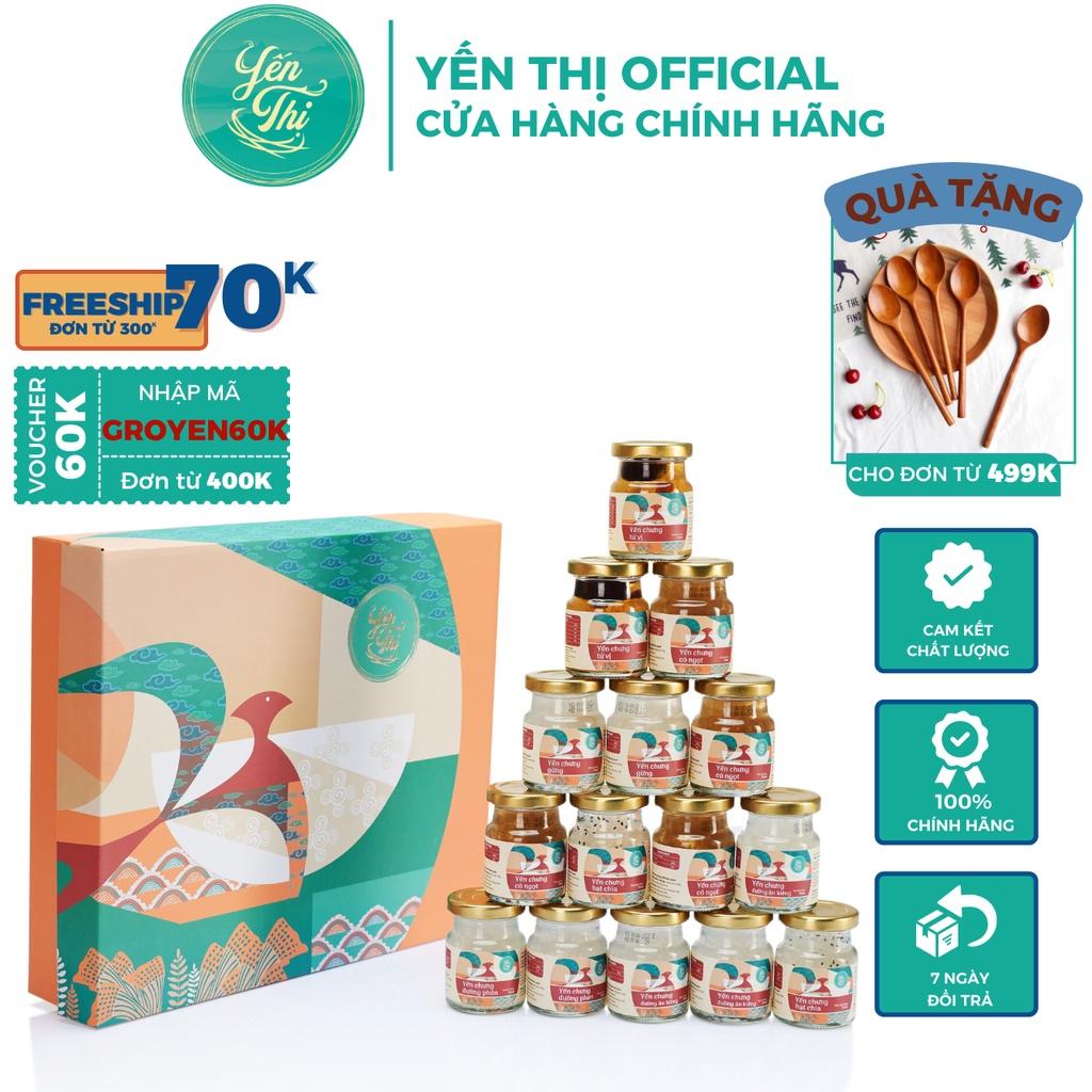 Yến Thị - Gói Quà Tặng 30 Hũ, Giá Tiết Kiệm - Yến Sào Khánh Hòa Chưng Sẵn - 30% Yến Thô/ Hũ 70ml