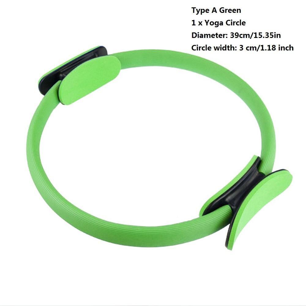 Yoga Circle Pilates Ring Lightweight Portable Non-slip Men Women Gym Fitness Workout Sports Keep Fit Equipment