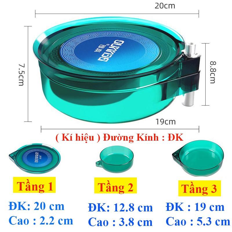 Khay Đựng Mồi Câu Đài Câu Đơn Tặng Đầy Đủ Phụ Kiện HPK-4