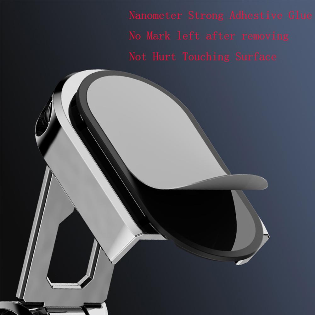 Folding Car Mobile Phone Bracket Base Strong Magnetic Suction 360 Degree Rotating Adjustable Height Air Outlet Navigation Holder