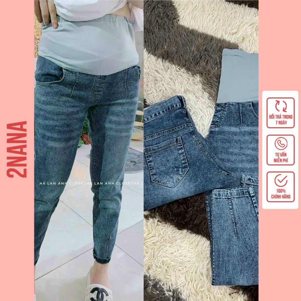 Quần Bò Bầu, Quần Jeans Bầu Hàng Mềm Đẹp Loại 1 Thời Trang Trẻ Trung, Đủ Size Cho Mẹ Bầu Q6