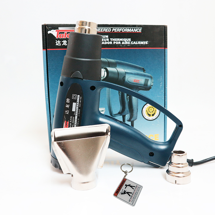 Máy Khò Nhiệt màng Khò nhiệt 2000W + móc khóa kĩ thuật