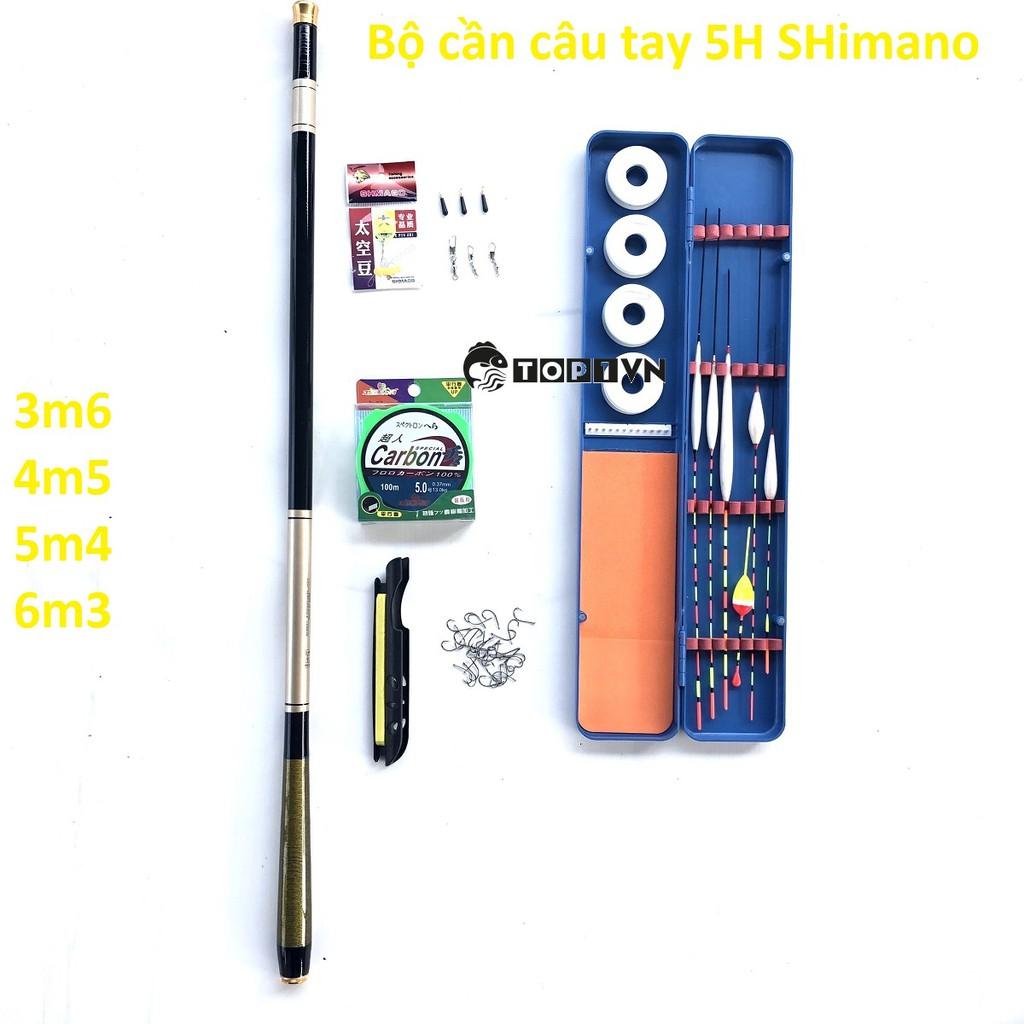 Bộ cần câu tay 5H Shimano vàng - Top1VN