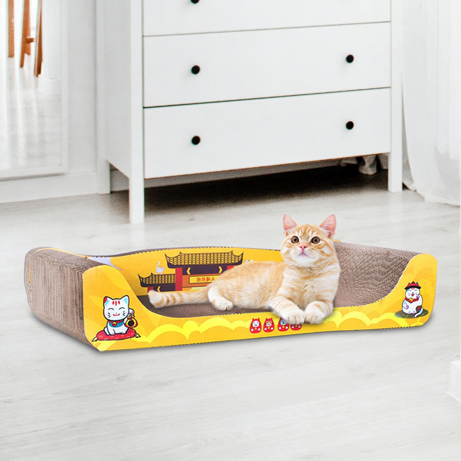 Cat Scratch Bed Corrugated Paper Furniture Large Cat Scratcher Cardboard