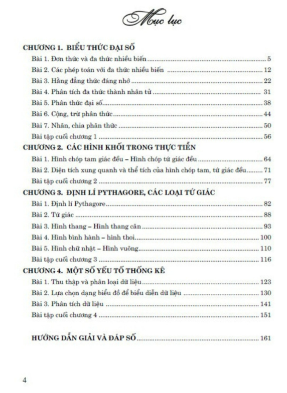 Sách - Hướng dẫn học và phương pháp giải toán 8 tập 1