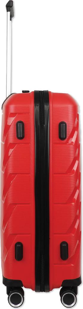 Vali nhựa cao cấp Hasun HS 9902 - Đỏ - Size 28