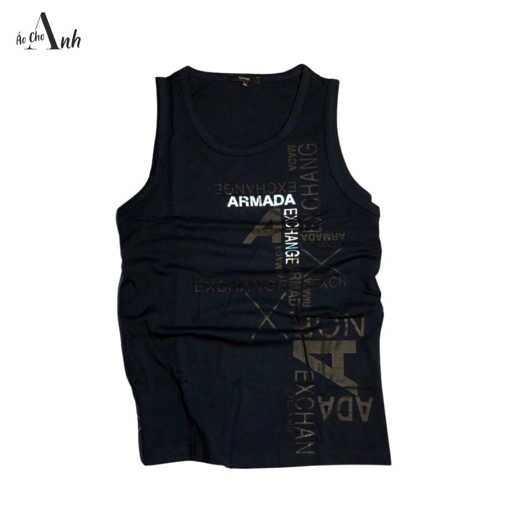 Áo ba lỗ nam mẫu chữ A áo nam tanktop chất thun cotton thoáng mát co giãn thoải mái thấm hút nhanh - A108