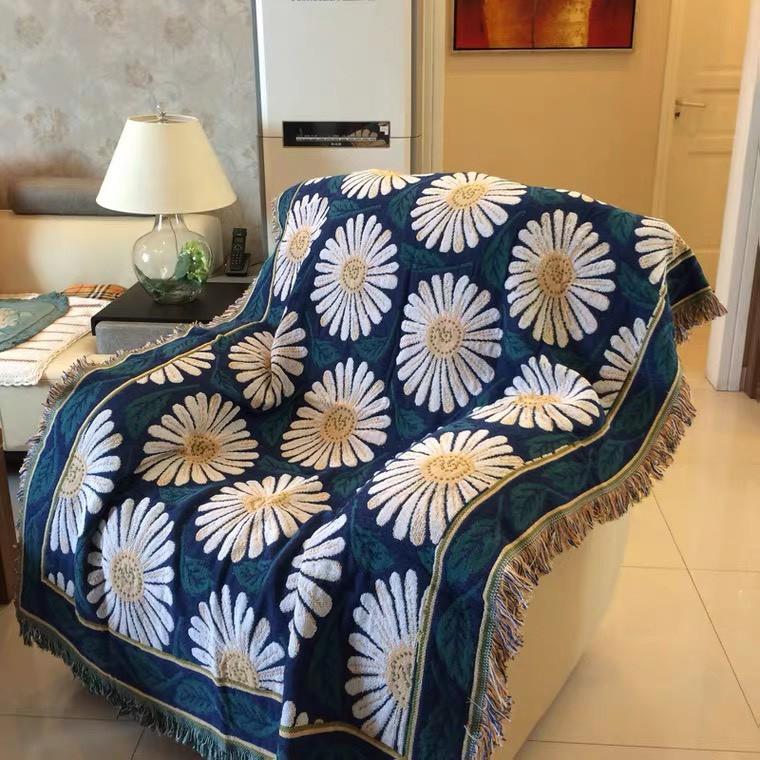 Tổng hợp Thảm trải sàn họa tiết thổ cẩm phong cách vintage siêu độc đáo kích thước 90x90cm