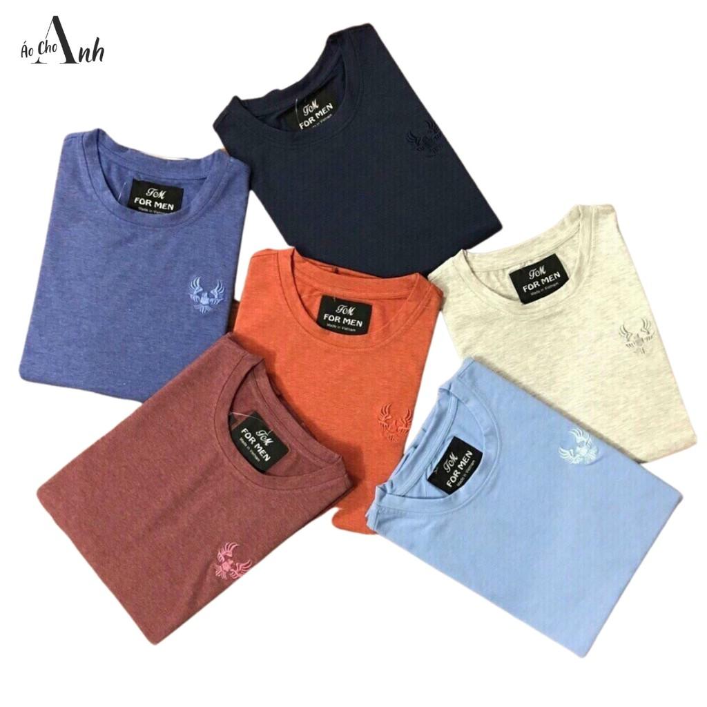 Áo thun cổ tròn ngắn tay chất COTTON siêu mát phong cách áo thun nam cao cấp hàng xuất rất tôn dáng - A071