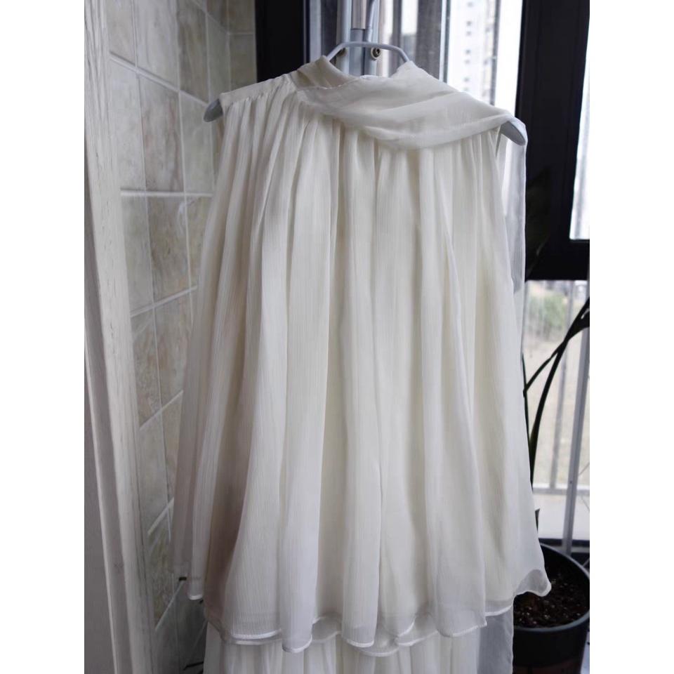 () Sét Áo + Đầm Trắng Dự Tiệc SIÊU CỔ TÍCH KHÍ CHẤT TUYỆT ĐẸP, SIÊU THẦN TIÊN CHO NỮ