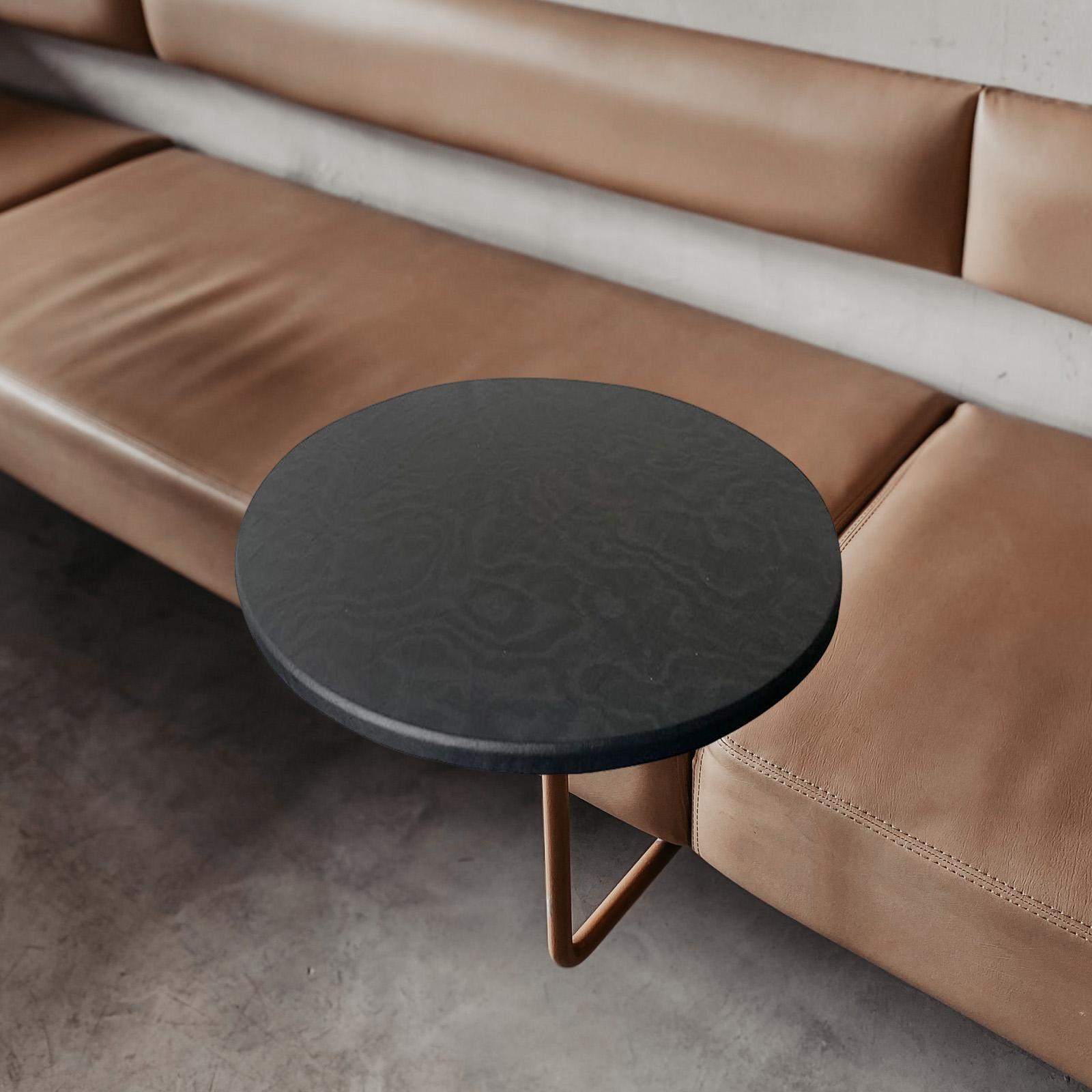 2X Elastic Edged Table Cover Round Fitted Tablecover Outdoor Indoor Black