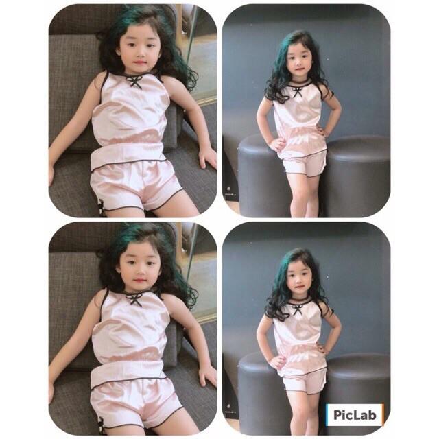 Bộ lụa cho bé