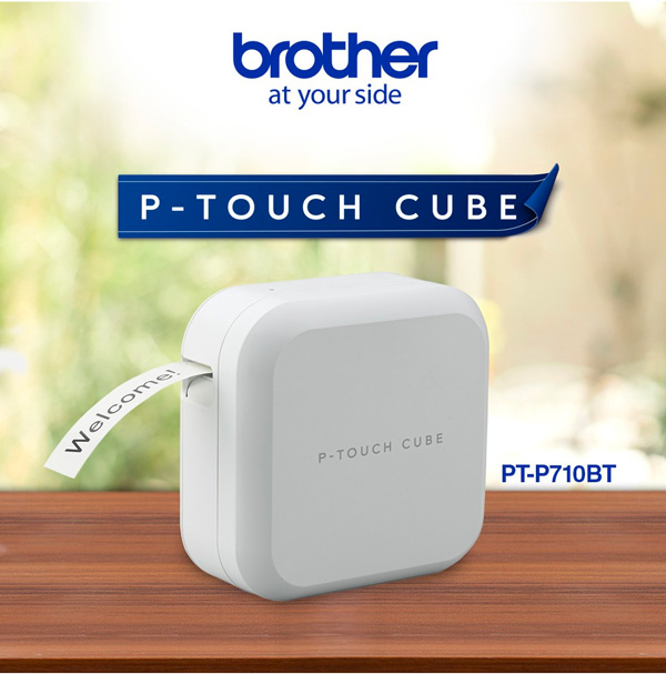 Máy in nhãn Brother Cube PT-P710BT I Hàng Chính Hãng