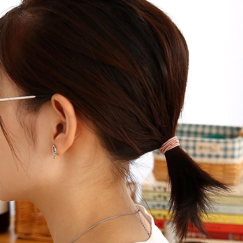 Túi 100 Dây Chun Cột Tóc Xinh Xắn Cho Bạn Gái